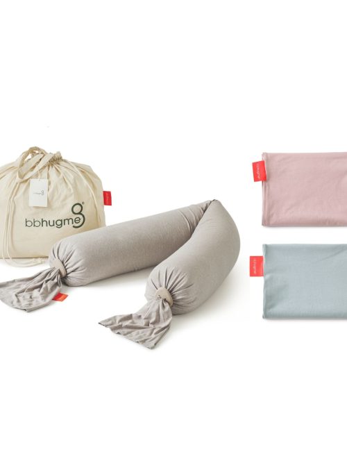 Pregnancy Pillow & Two Extra Covers - Seashell Beige